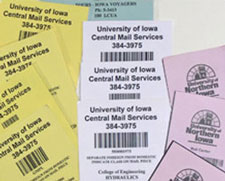 mail-code cards